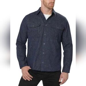 Freedom Foundry Long Sleeve Flannel Shirt Blue 100% Cotton Mens XXL